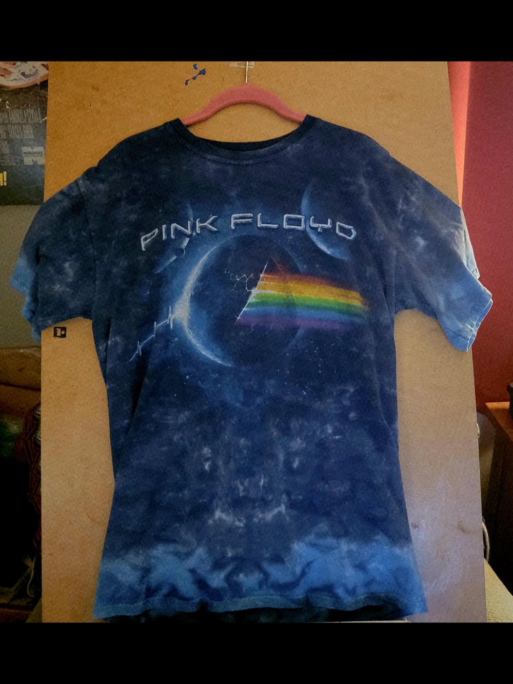 Pink Floyd Liquid Blue Tie-Dye  Concert Graphic Tee